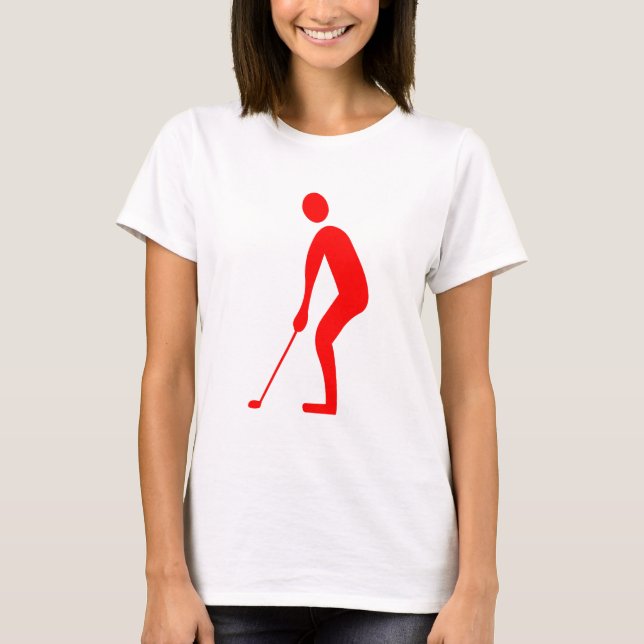 Camiseta Poniendo - Rojo (Anverso)