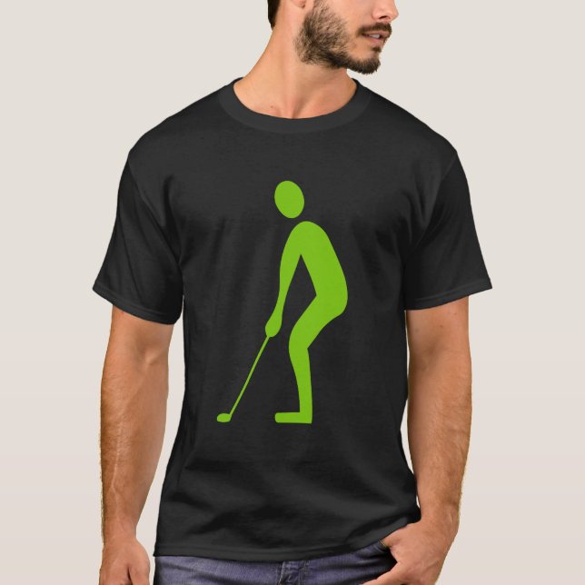 Camiseta Poniendo - Verde Marciano (Anverso)