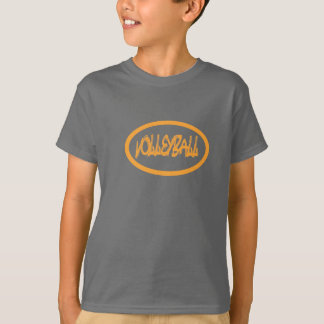 Camiseta Poniéndose de pie en el carrito de voleibol de Bus
