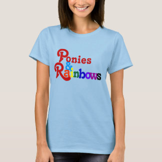 Camiseta Ponis y Rainbows Shirage Vintage