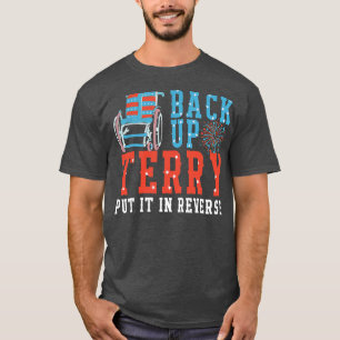 Camiseta Ponlo Al Revés Terry 4 De Julio Bandera De Ee. Uu.