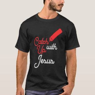 Camiseta Ponte al día con Jesús Divertido Cristiano