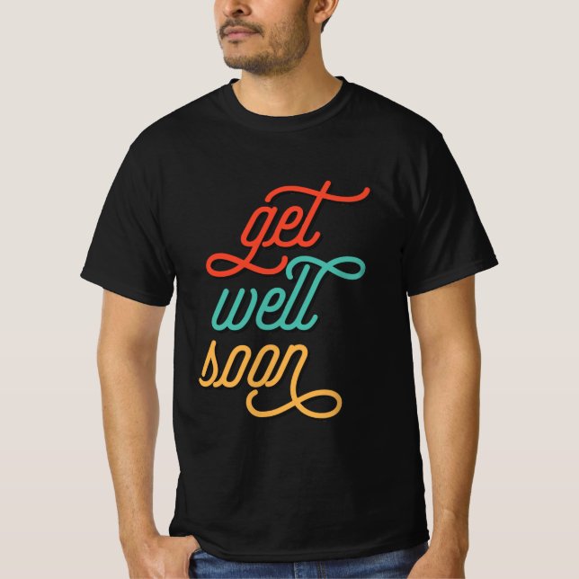 Camiseta Ponte bien pronto a mano (Anverso)