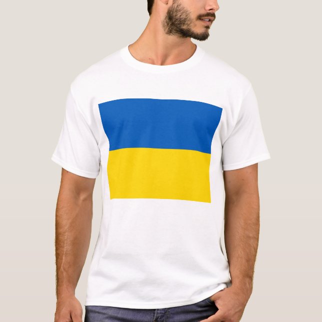 CAMISETA ¡PONTE DE PIE CON UCRANIA! (Anverso)