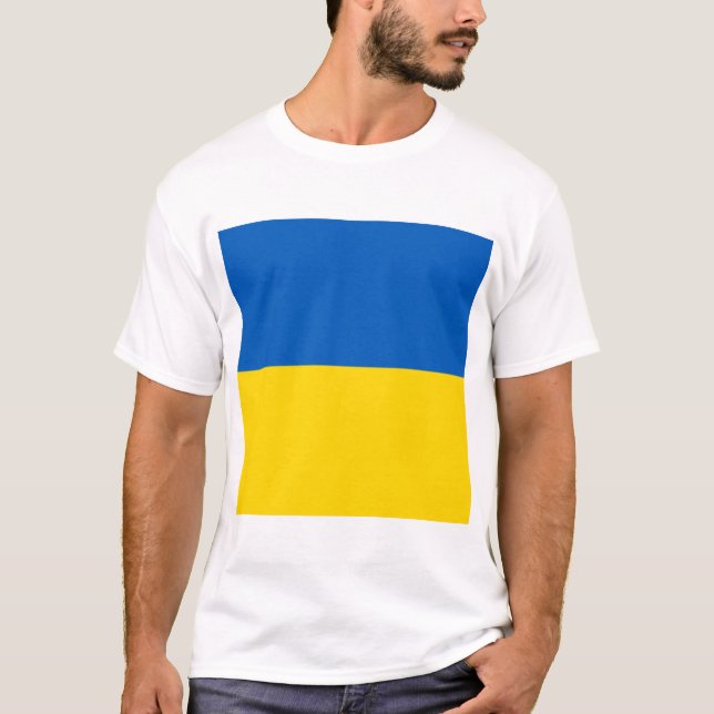 CAMISETA ¡PONTE DE PIE CON UCRANIA! (Anverso)