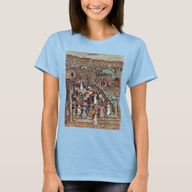 Camiseta Ponte Della Paglia, Venecia, por Maurice Prenderga (Anverso)