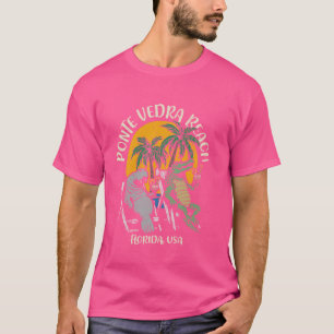 Camiseta Ponte Vedra Beach Florida Aliga Funny Manatee USA