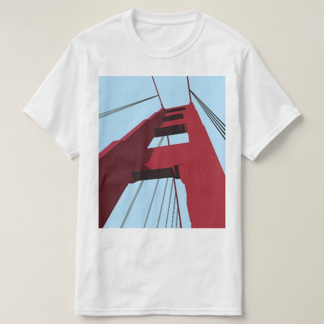 Camiseta ponte vermelha (Diseño del anverso)