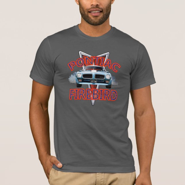 Camiseta Pontiac Firebird de los hombres (Anverso)