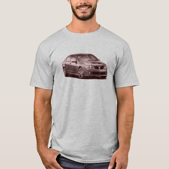Camiseta Pontiac G8 GXP agrietado (Anverso)