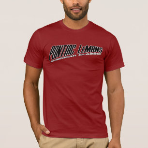Camiseta Pontiac Le Mans - obra clásica americana inclinada
