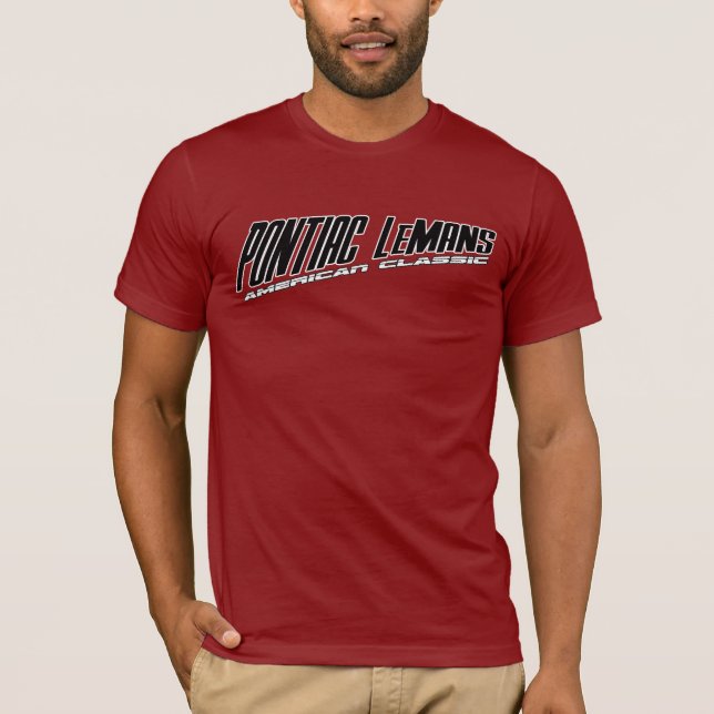 Camiseta Pontiac Le Mans - obra clásica americana inclinada (Anverso)