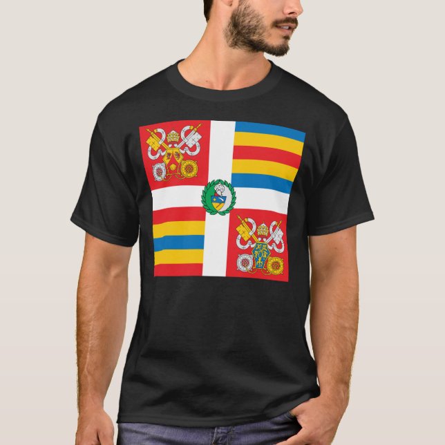 Camiseta pontifical de la bandera del guardia (Anverso)
