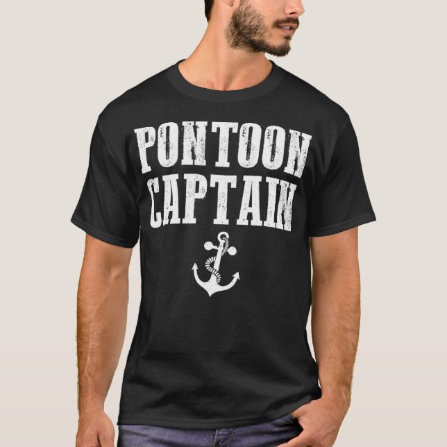 Camiseta Pontoon Captain - Funny Pontoon  for men and (Anverso)
