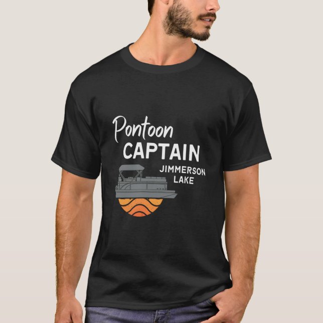 Camiseta Pontoon Captain Jimmerson Lake (Anverso)