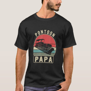 Camiseta Pontoon Papa Fathers Day