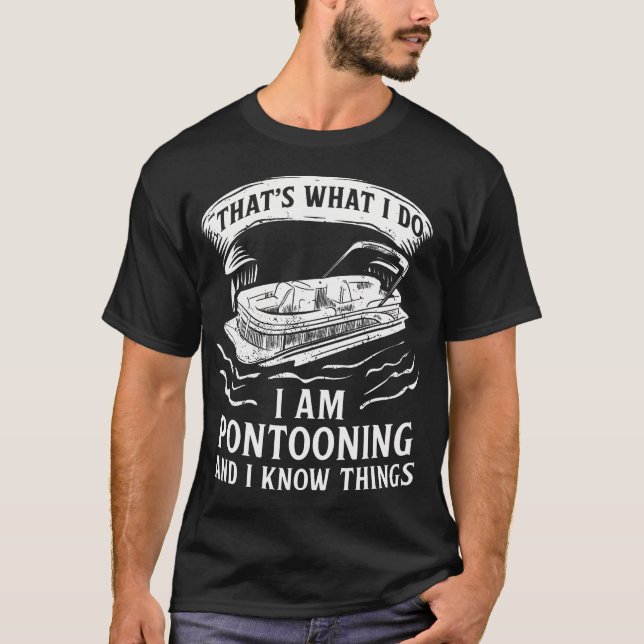 Camiseta Pontoon Pontooning Toon Pantoon Pontoon Boat Lake (Anverso)