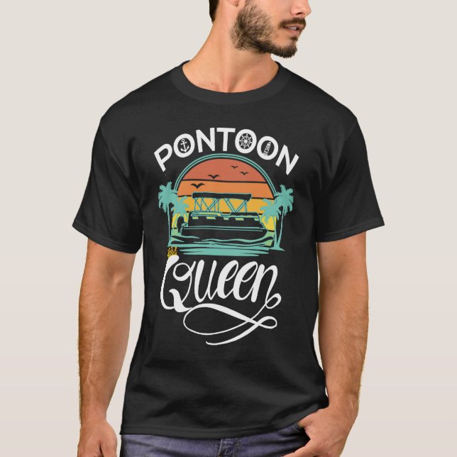 Camiseta Pontoon Queen  Pontoon Boat Accessories (Anverso)
