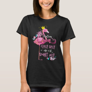 Camiseta Pontoon Queen Sassy Sassy Y Un Equipo Un Poco Inte