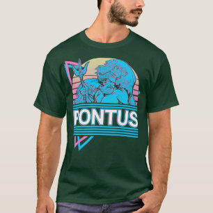 Camiseta Pontus La Deidad Griega Antiguo Retro De Mitología