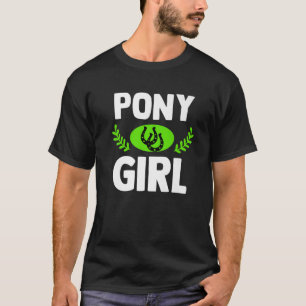 Camiseta Pony Chica Horseshoe Atletismo Stripe Hor Ecuestre