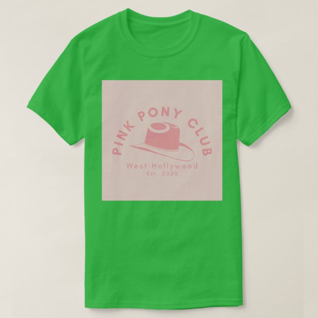 Camiseta Pony Club (Diseño del anverso)