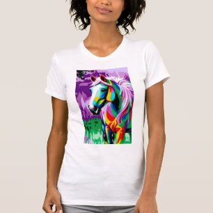 Camiseta Pony colorido