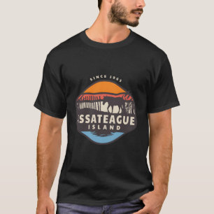 Camiseta Pony de caballo salvaje de la isla de Assateague p