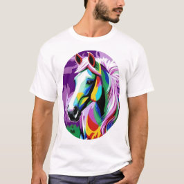 Camiseta Pony de espíritu colorido lindo #2