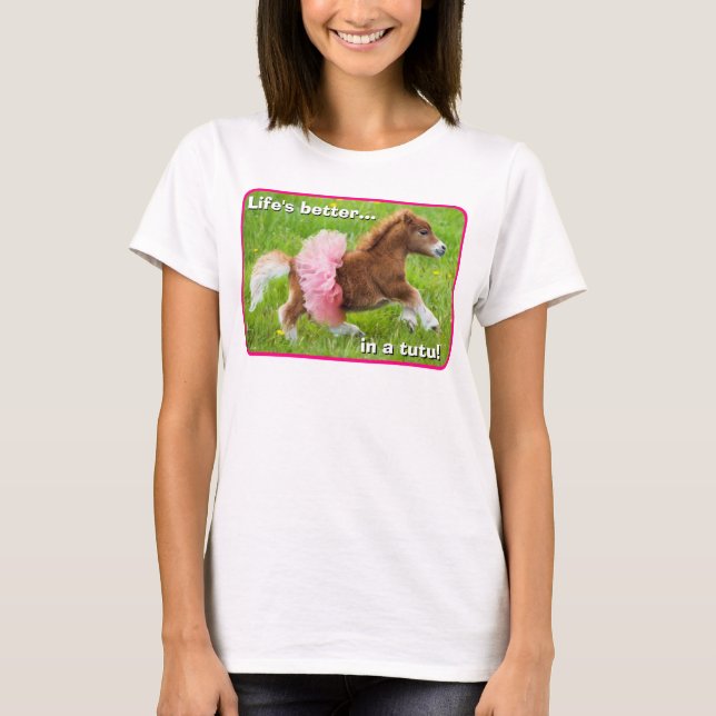 Camiseta Pony en Tutu (Anverso)