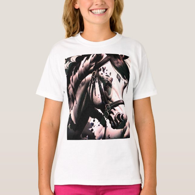 Camiseta Pony espiritual 1 rosa (Anverso)