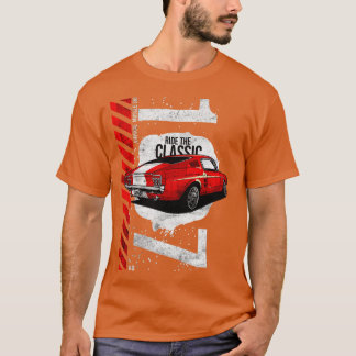 Camiseta Pony Mustang, Patriótico Estadounidense V8 Muscle 