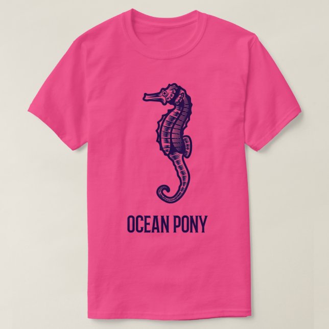 Camiseta Pony oceánico (Diseño del anverso)