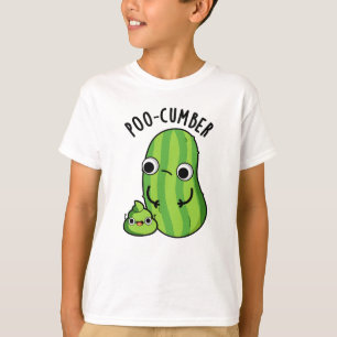 Camiseta Poo-cumber Funny Cucumber Pun