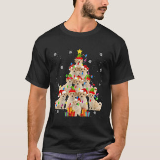 Camiseta Poochon Christmas Tree Funny Santa Poochon Dog Xma