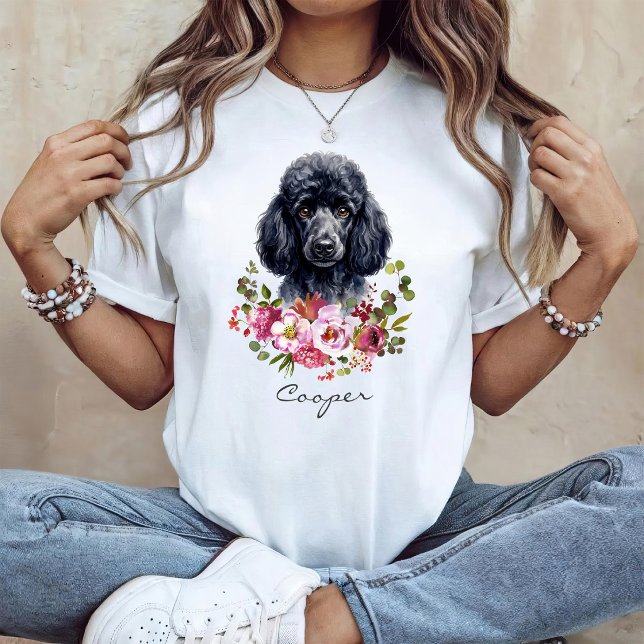 Camiseta Poodle acuarela (Subido por el creador)