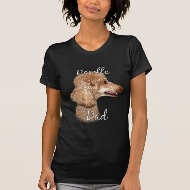 Camiseta Poodle (albaricoque) Papá 2 (Anverso)