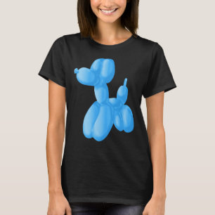 Camiseta Poodle azul