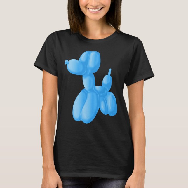 Camiseta Poodle azul (Anverso)
