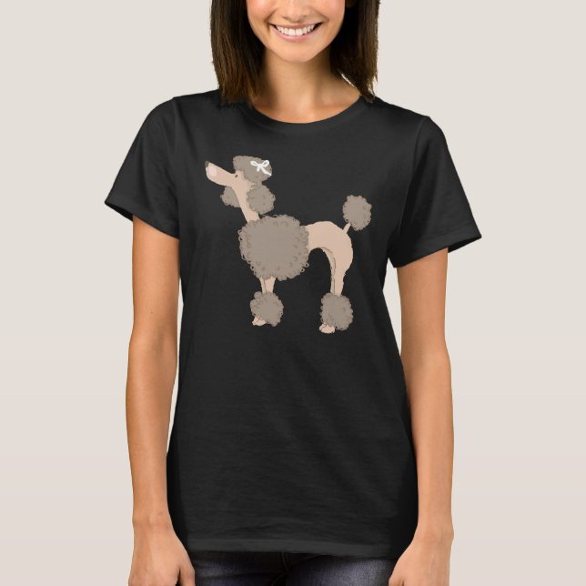 Camiseta Poodle Brown (Anverso)