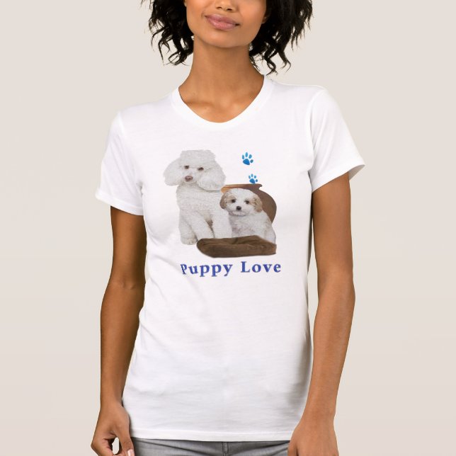 Camiseta poodle-camisetas (Anverso)