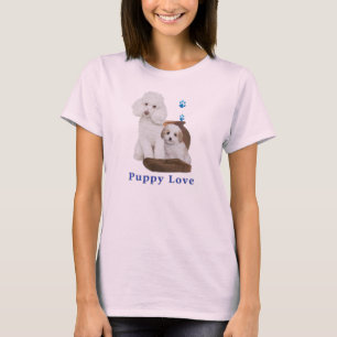 Camiseta poodle-camisetas