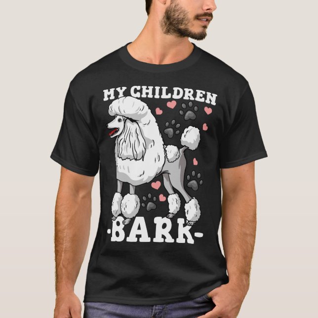 Camiseta Poodle Cute Dote Mom Dad (Anverso)