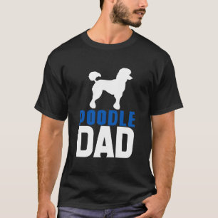 Camiseta Poodle Dad Blue
