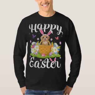Camiseta Poodle Dog Easter Huevo de Semana Santa Caza Flora