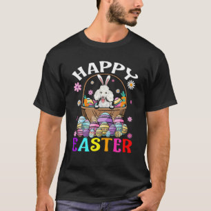 Camiseta Poodle Dog Happy Easter Bunny Eggys Easter