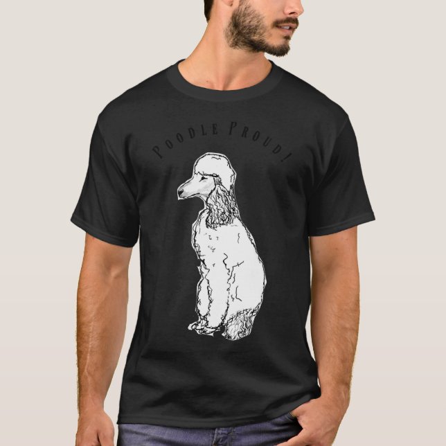 Camiseta Poodle Dog Proud (Anverso)