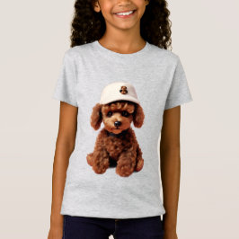 Camiseta Poodle en taza de té