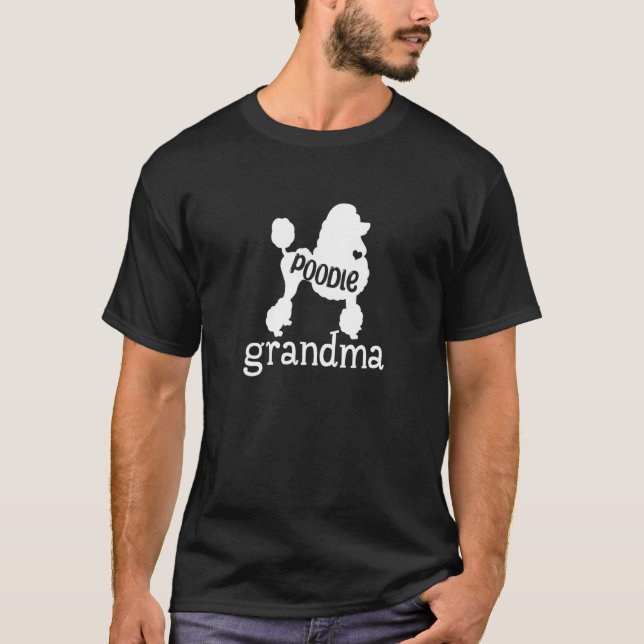 Camiseta Poodle Grandma Cute Poodle Perder Mimi (Anverso)
