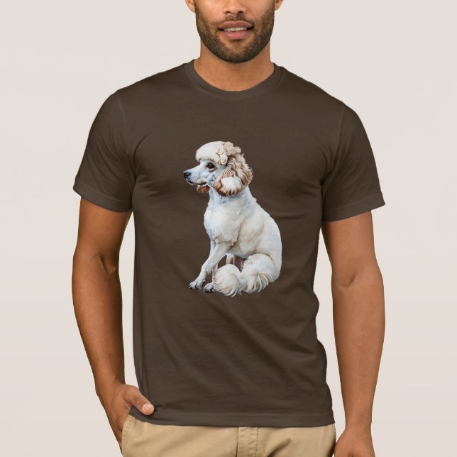 Camiseta Poodle - Inteligente, Elegante y altamente capacit (Anverso)